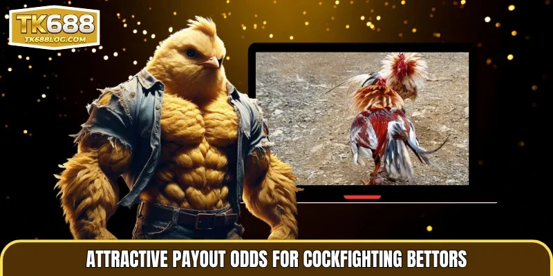 Attractive payout odds for cockfighting bettors