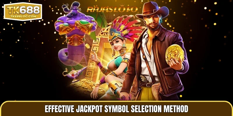 Effective jackpot symbol selection method