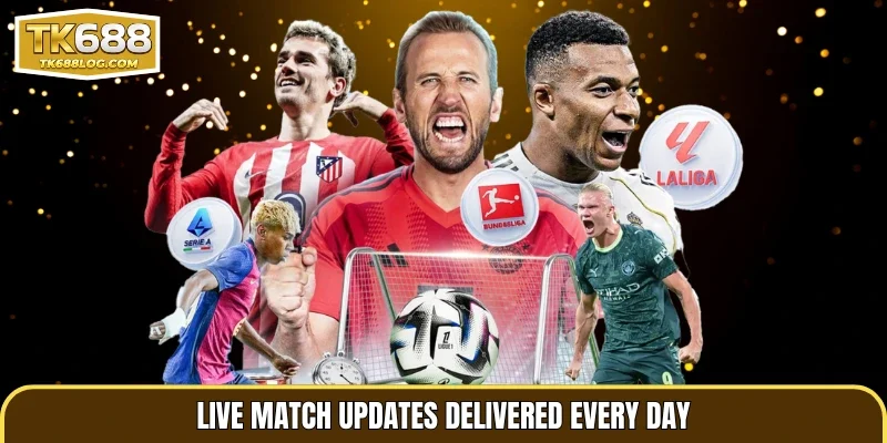 Live match updates delivered every day