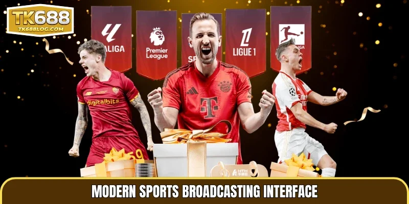 Modern sports broadcasting interface