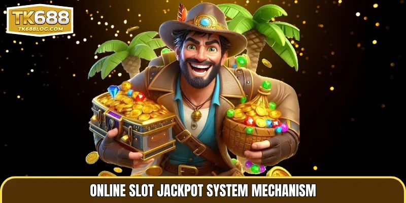 Online slot jackpot system mechanism