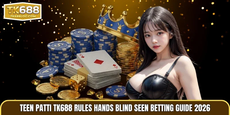 Teen Patti TK688 Rules Hands Blind Seen Betting Guide 2026