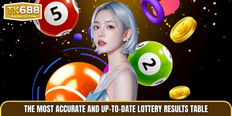 The most accurate and up-to-date lottery results table