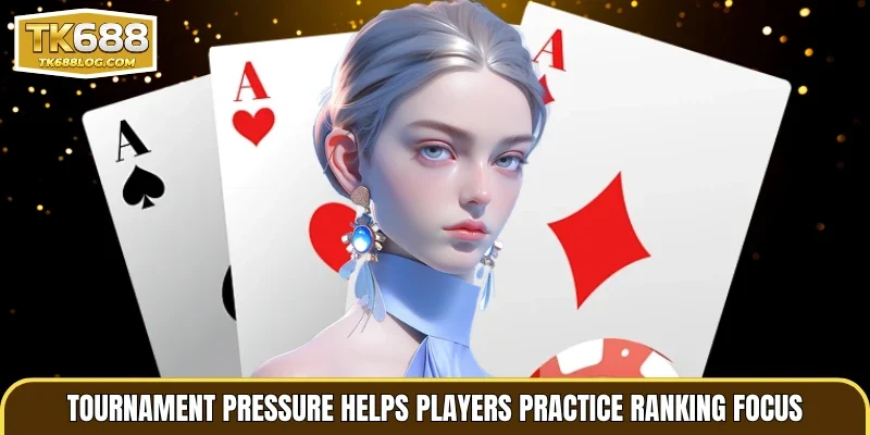 Tournament pressure helps players practice ranking focus